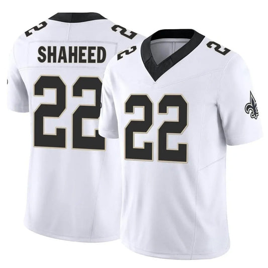 NO.Saints #22 Rashid Shaheed Player White Vapor F.U.S.E. Limited Football Jerseys