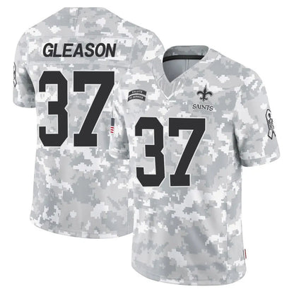 NO.Saints #37 Steve Gleason Player Arctic Camo Salute to Service Limited Football Jerseys