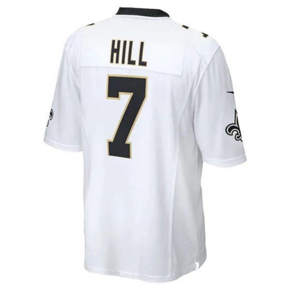 #7 Taysom Hill Player NO.Saints White Game Football Jerseys