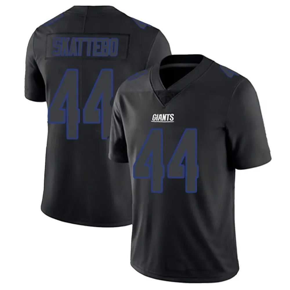 NY.Giants #44 Cam Skattebo Player Limited Black Impact Football Jerseys