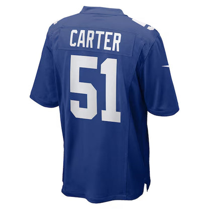 NY.Giants #51 Abdul Carter Player Royal Game Football Jerseys