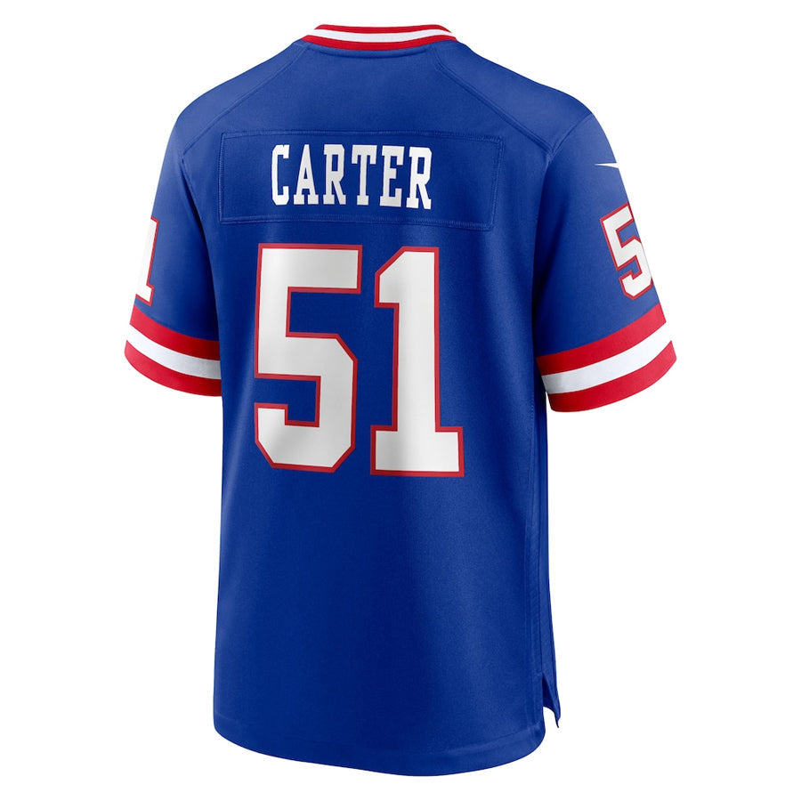 NY.Giants #51 Abdul Carter Player Royal Home Game Football Jerseys