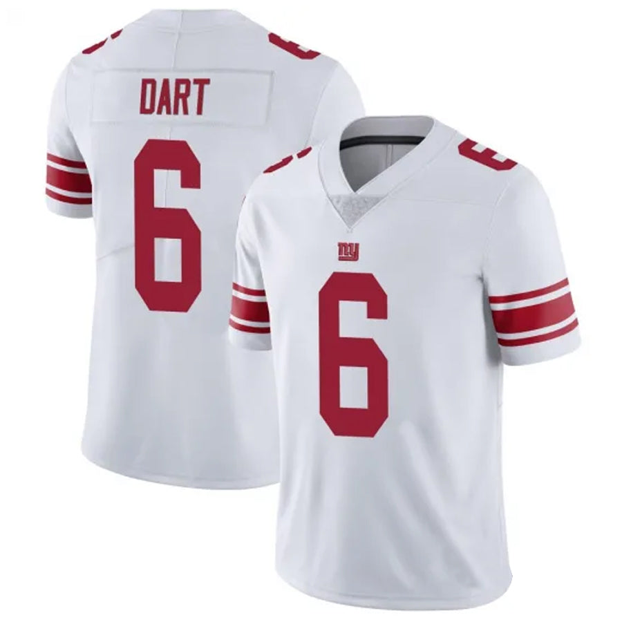 NY.Giants #6 Jaxson Dart Player White Alternate Vapor Limited Football Jerseys