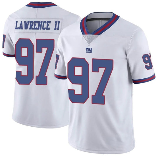 NY.Giants #97 Dexter Lawrence II Player Vapor White Limited Football Jerseys