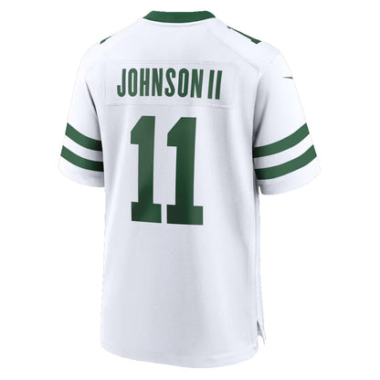 NY.Jets #11 Jermaine Johnson II Player White Home Game Football Jerseys
