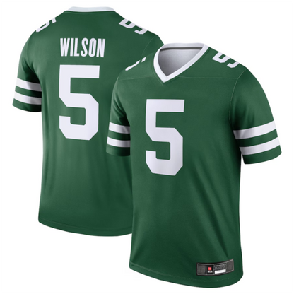 #5 Garrett Wilson Player NY.Jets White Alternate Legend Football Jerseys