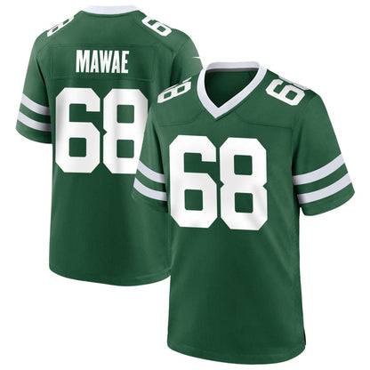 NY.Jets #68 Kevin Mawae Player Green Home Game Football Jerseys
