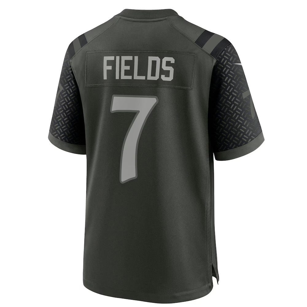 NY.Jets #7 Justin Fields Player Gotham Green Rivalries Collection Game Football Jerseys