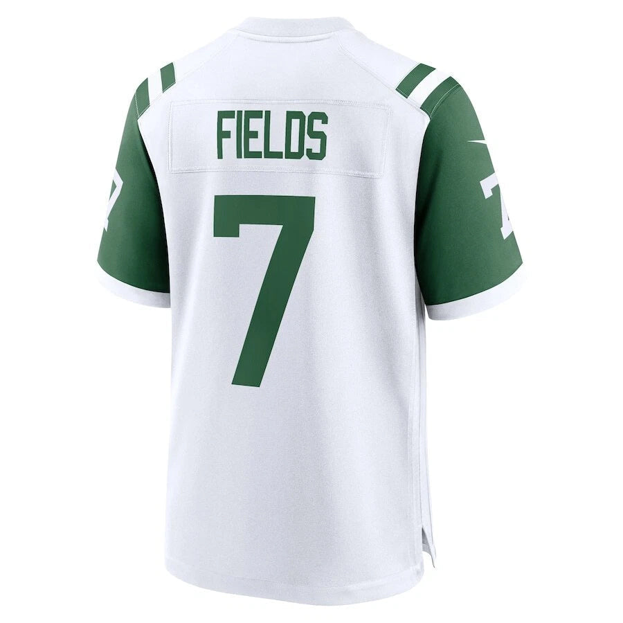 NY.Jets #7 Justin Fields Player White Game Football Jerseys