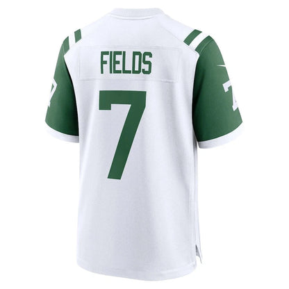 NY.Jets #7 Justin Fields Player White Game Football Jerseys