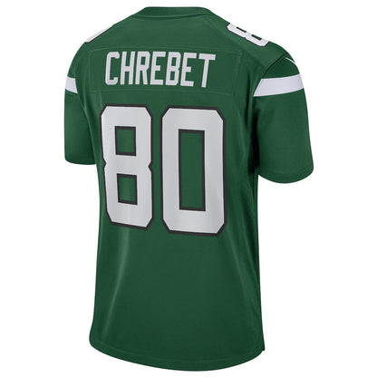 NY.Jets #80 Wayne Chrebet Player Green Game Football Jerseys