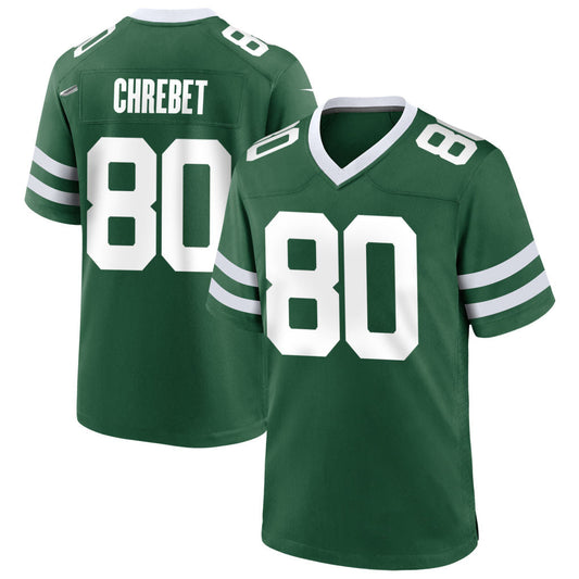 NY.Jets #80 Wayne Chrebet Player Green Home Game Football Jerseys