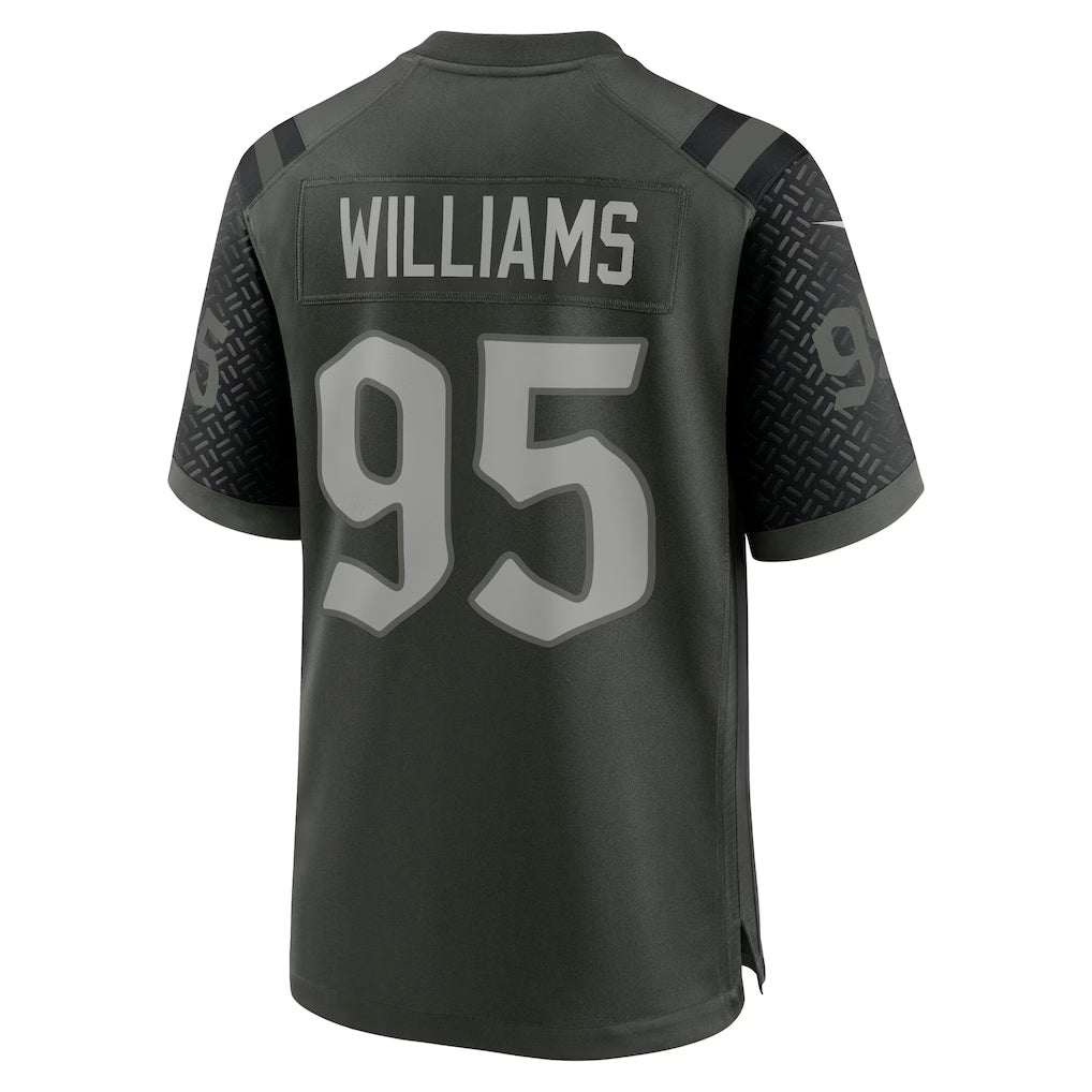 NY.Jets #95 Quinnen Williams Player Gotham Green Rivalries Collection Game Football Jerseys