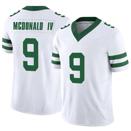 NY.Jets #9 Will McDonald IV Player White Vapor F.U.S.E. Limited Football Jerseys
