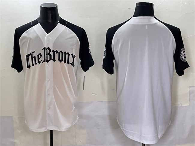New York Yankees Blank White Black 'Gothic Legacy Edition' Vapor Premier Limited Stitched Baseball Jersey