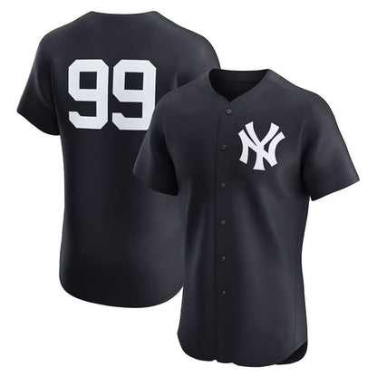 New York Yankees #99 Aaron Judge Alternate 2 Elite Player Jersey - Navy Stitched Baseball Jersey