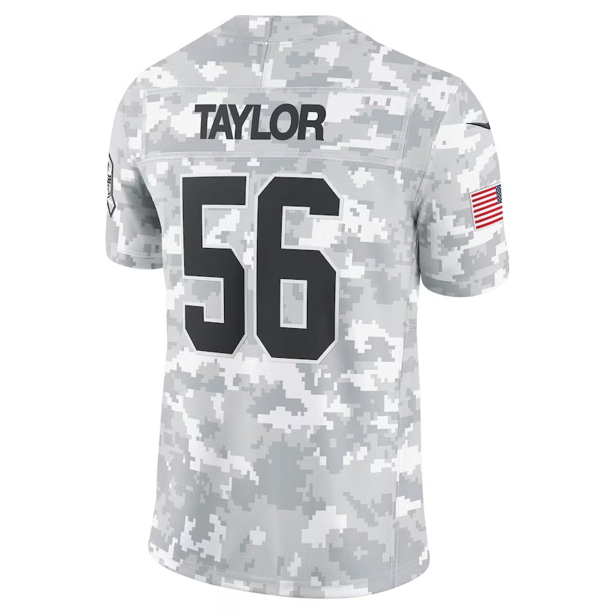 NY.Giants #56 Lawrence Taylor Player Arctic Camo Salute to Service Limited Stitched American Football Jerseys