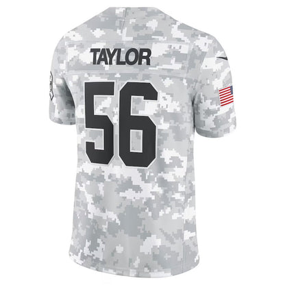 NY.Giants #56 Lawrence Taylor Player Arctic Camo Salute to Service Limited Stitched American Football Jerseys