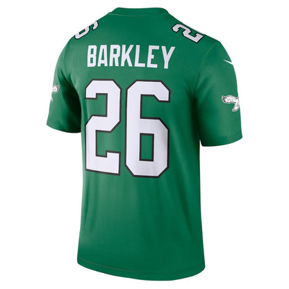 P.Eagles #26 Saquon Barkley Kelly Green Alternate Legend American Football Jerseys