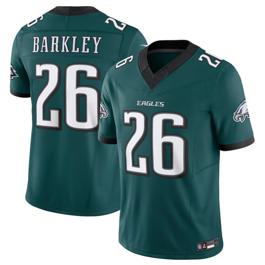P.Eagles #26 Saquon Barkley Player Midnight Green Vapor F.U.S.E. Limited Football Jerseys
