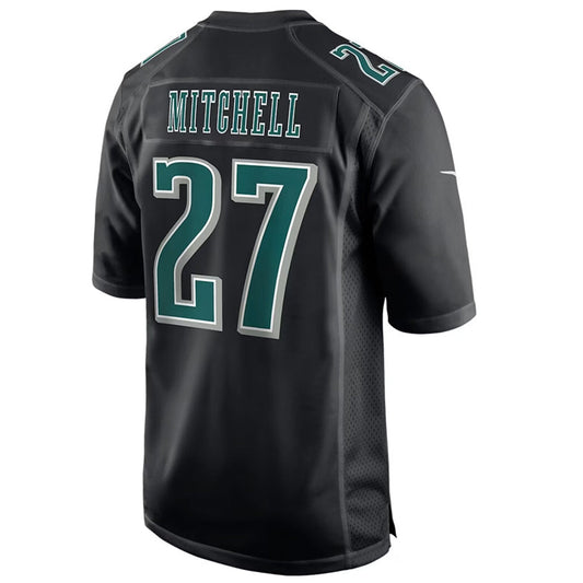 P.Eagles #27 Quinyon Mitchell Player Black Fashion Game Football Jerseys