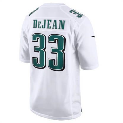 P.Eagles #33 Cooper DeJean Player Tundra White Fashion Game Player Jersey