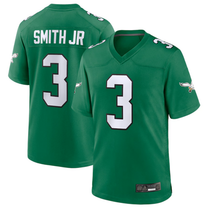 P.Eagles #3 Nolan Smith Player Kelly Green Alternate Game Jersey