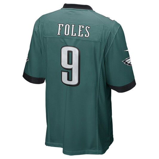P.Eagles #9 Nick Foles Player Green Game Football Jerseys