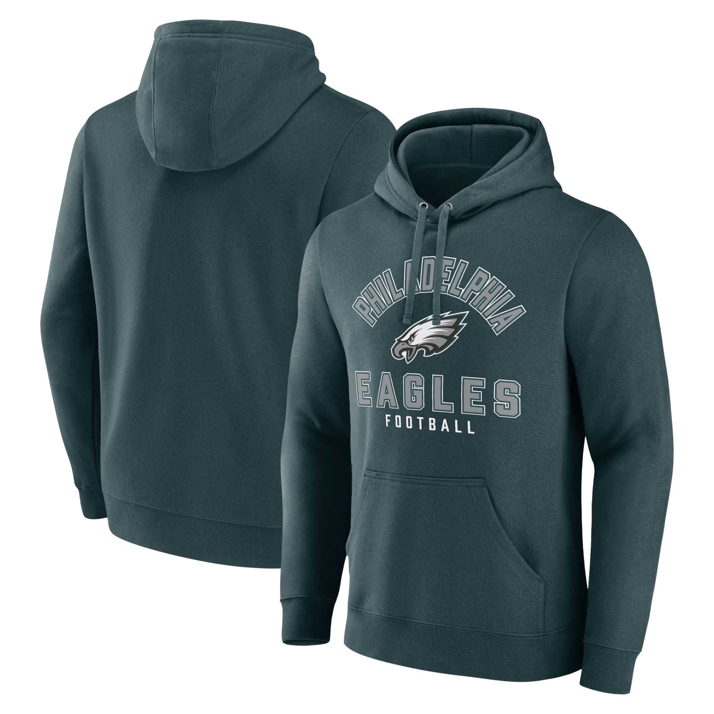 P.Eagles Fanatics Between the Pylons Pullover Hoodie - Midnight Green Football Jerseys