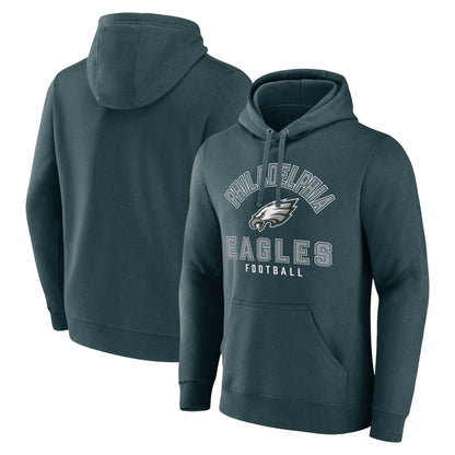 P.Eagles Fanatics Between the Pylons Pullover Hoodie - Midnight Green Football Jerseys