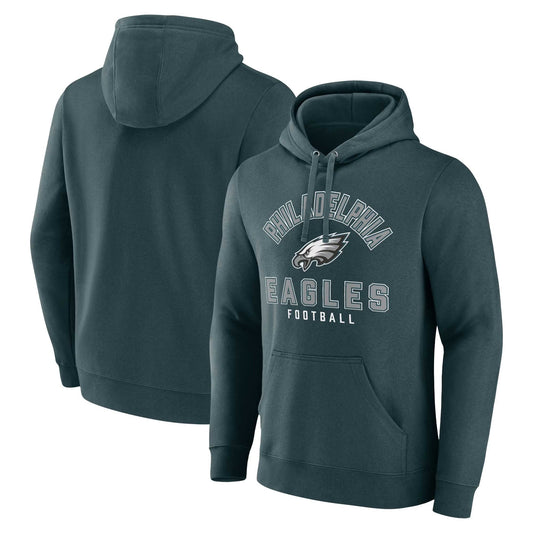 P.Eagles Fanatics Between the Pylons Pullover Hoodie - Midnight Green Football Jerseys