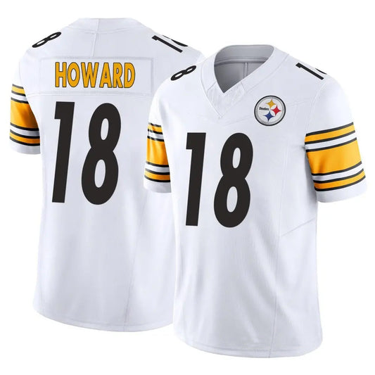 P.Steelers #18 Will Howard Player Vapor F.U.S.E. Limited Football Jerseys