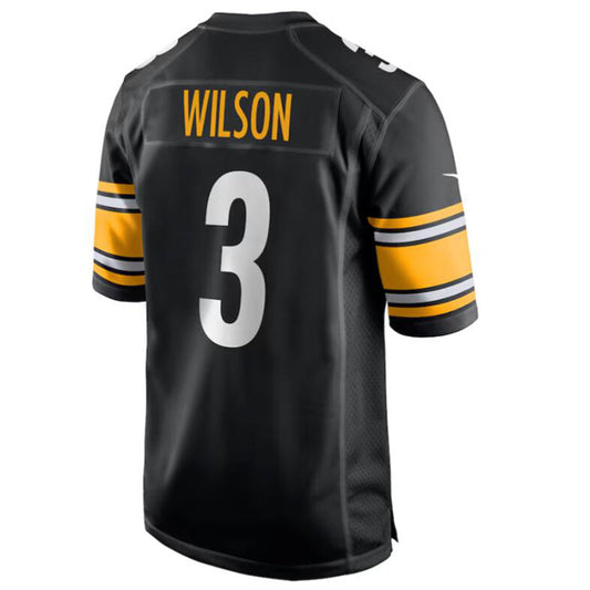 #3 Russell Wilson Player P.Steelers Black Game Football Jerseys