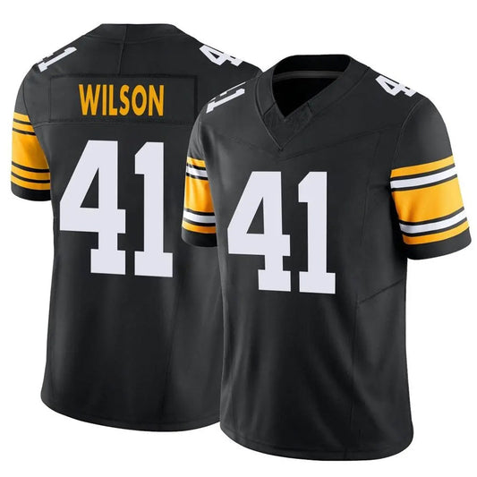P.Steelers #41 Payton Wilson Player Black Vapor F.U.S.E. Limited Football Jerseys