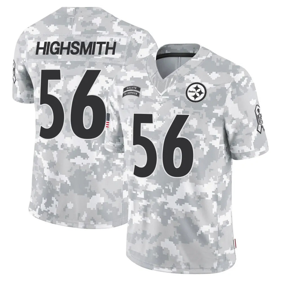 P.Steelers #56 Alex Highsmith Player Arctic Camo Salute to Service Limited Football Jerseys