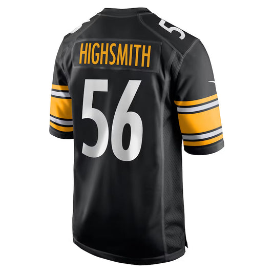 P.Steelers #56 Alex Highsmith Player Black Home Game Football Jerseys