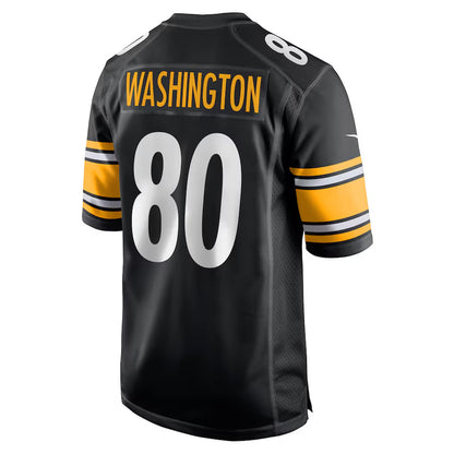 P.Steelers #80 Darnell Washington Player Black Home Game Football Jerseys