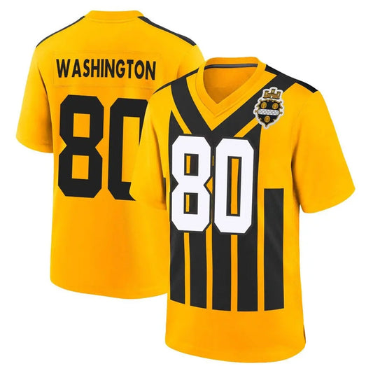 P.Steelers #80 Darnell Washington Player Gold Alternate Game Football Jerseys