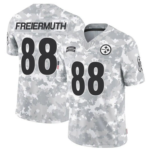 P.Steelers #88 Pat Freiermuth Player Arctic Camo Salute to Service Limited Football Jerseys