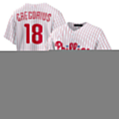 Philadelphia Phillies #18 Didi Gregorius White Home Replica Player Name Jersey Baseball Jerseys