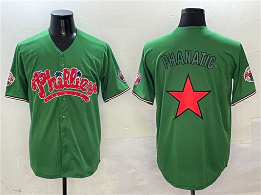 Philadelphia Phillies Green Phanatic Limited Stitched Baseball Jersey