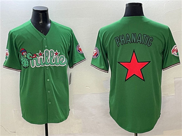 Philadelphia Phillies Phanatic Green Limited Stitched Baseball Jersey