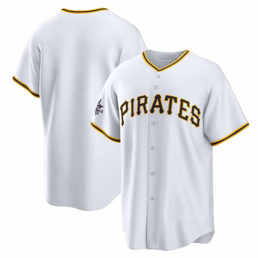 Pittsburgh Pirates 2025 All-Star Game Home Replica Jersey - White Stitched Baseball Jersey