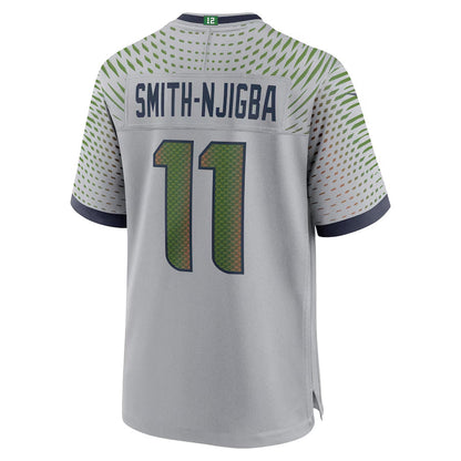 S.Seahawks #11 Jaxon Smith-Njigba Player Grey Rivalries Collection Game Football Jerseys