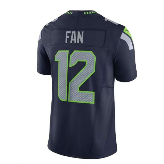 #12 12th Fan Player S.Seahawks Navy Vapor F.U.S.E. Limited Football Jerseys