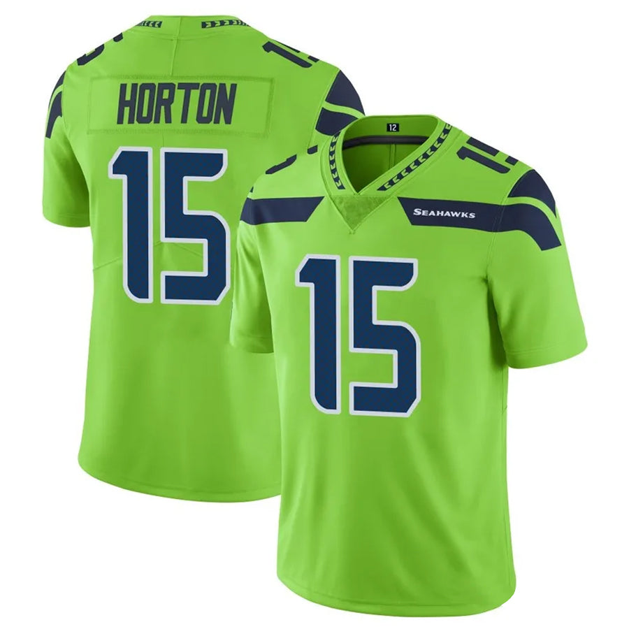 S.Seahawks #15 Tory Horton Player Green Vapor Limited Football Jerseys