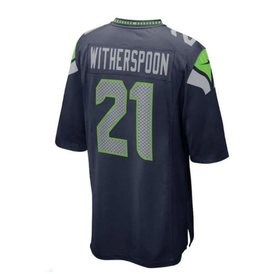 #21 Devon Witherspoon Player S.Seahawks Navy Game Football Jerseys