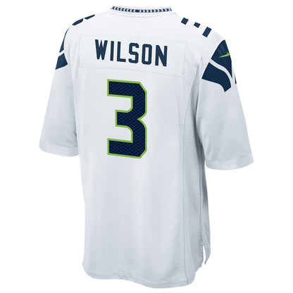 S.Seahawks #3 Nick Emmanwori Player White Home Game Football Jerseys