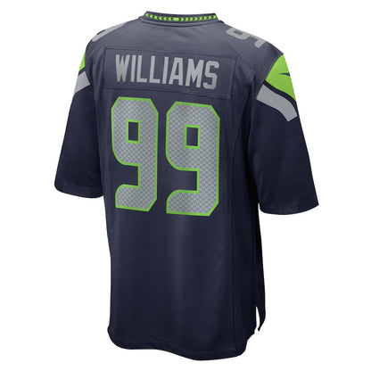 S.Seahawks #99 Leonard Williams Player Navy Home Game Football Jerseys