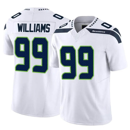 S.Seahawks #99 Leonard Williams Player White Vapor F.U.S.E. Limited Football Jerseys
